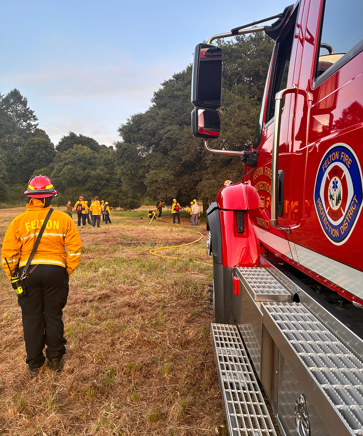 FFPD wildland training in field